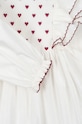 Хлопковое детское платье Konges Sløjd COEUR DRESS GOTS KS101933 белый