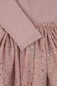 Dievčenské šaty Konges Sløjd FAIRY BALLERINA DRESS GRS KS101967 béžová