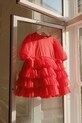 Дитяча сукня Konges Sløjd FAY DRESS GRS mini червоний KS101971