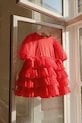 Дитяча сукня Konges Sløjd FAY DRESS GRS mini червоний KS101971