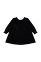 Konges Sløjd vestito bambina GIA DRESS GRS KS101984 nero AW24