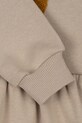 Konges Sløjd rochie fete LOU TERRY SWEAT DRESS OCS KS102022 bej