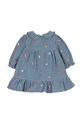 DÍVKA Dětské bavlněné šaty Tartine et Chocolat TZ30221.80.94 modrá