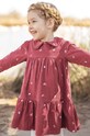 Хлопковое детское платье Tartine et Chocolat хлопок розовый TZ30221.104
