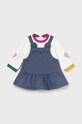 Φόρεμα μωρού Mayoral Newborn μακρύ μπλε 2802.2T.Newborn.9BYH