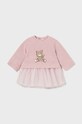 Mayoral Newborn sukienka niemowlęca tkanina różowy 2811.2S.Newborn.9BYH