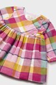 Дитяча бавовняна сукня Mayoral Newborn 2813.2T.Newborn.9BYH рожевий AW24