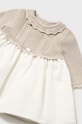 Φόρεμα μωρού Mayoral Newborn 2883.2A.Newborn.9BYH μπεζ AW24