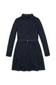 Dívčí šaty Tommy Hilfiger KG0KG08202.9BYH.104.122 námořnická modř AW24