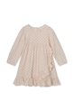 That's mine sukienka dziecięca Emilia 129428 beżowy SS25