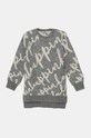 Дитяча сукня Pinko Up довгий сірий F4PIJGDR047