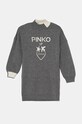 Дитяча сукня Pinko Up довгий сірий F4PIJGDR088