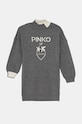 Pinko Up sukienka dziecięca długi szary F4PIJGDR088