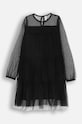 Dívčí šaty Coccodrillo midi černá ZC4128101MGJ