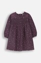 Дитяча бавовняна сукня Coccodrillo ZC4128102PGN фіолетовий AW24
