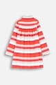 Детска памучна рокля Coccodrillo ZC4129101RGK бял AW24