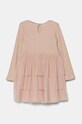 Дитяча сукня United Colors of Benetton 4TQFGV022.P.Seasonal рожевий AW24