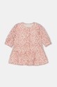 Бебешка рокля United Colors of Benetton вискоза розов 4WUAAV00L.W.Seasonal