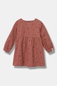 Детское вельветовое платье United Colors of Benetton длинный оранжевый 40CYGV020.P.Seasonal