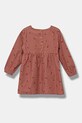 Детское вельветовое платье United Colors of Benetton 40CYGV020.P.Seasonal оранжевый AW24