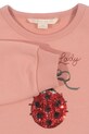 Konges Sløjd sukienka LOU LADYBUG GLITTER DRESS KS102205 różowy