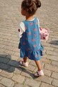 Konges Sløjd rochie din denim pentru copii MAGOT LADYBUG DRESS GOTS KS102217