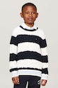 Tommy Hilfiger sweter dziecięcy pozostałe granatowy KB0KB09075.9BYH.128.176