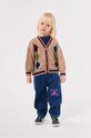 Дитячий кардиган з домішкою вовни Bobo Choses Diamonds 224AC120