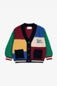 Bobo Choses cardigan cu amestec de lână pentru copii 224AC121 multicolor AW24