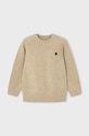 Mayoral sweter z domieszką wełny dziecięcy z domieszką wełny beżowy 311.5F.Mini.9BYH