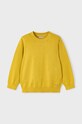 Mayoral pulover de bumbac pentru copii uni galben 323.5E.Mini.9BYH