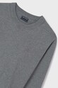Mayoral sweter bawełniany dziecięcy 354.7C.Junior.9BYH szary AW24