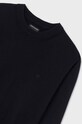 Mayoral sweter bawełniany dziecięcy 354.7C.Junior.9BYH czarny AW24