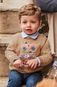 Mayoral sweter z domieszką wełny niemowlęcy z domieszką wełny beżowy 2313.3C.Baby.9BYH