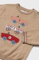 Chłopiec Mayoral sweter z domieszką wełny niemowlęcy 2313.3C.Baby.9BYH beżowy