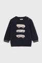Mayoral sweter z domieszką wełny niemowlęcy z domieszką wełny granatowy 2313.3C.Baby.9BYH