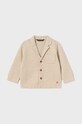 Mayoral kardigan z domieszką wełny dziecięcy z domieszką wełny beżowy 2464.3A.Baby.9BYH