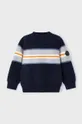 Детский свитер с примесью шерсти Mayoral с добавлением шерсти тёмно-синий 4334.5A.Mini.9BYH