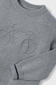 Mayoral sweter z domieszką wełny dziecięcy 4341.5D.Mini.9BYH szary AW24