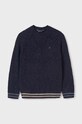Mayoral sweter z domieszką wełny dziecięcy z domieszką wełny granatowy 7390.7A.Junior.9BYH