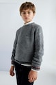 Mayoral sweter z domieszką wełny dziecięcy z domieszką wełny szary 7390.7A.Junior.9BYH