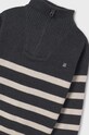 Mayoral sweter bawełniany dziecięcy 7391.7A.Junior.9BYH czarny AW24