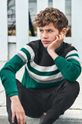 Mayoral pulover pentru copii din amestec de lana cu modele verde 7393.7D.Junior.9BYH