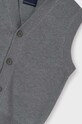 Mayoral vestă din amestec de lână pentru copii 7395.7A.Junior.9BYH gri AW24