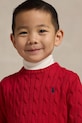 Дитячий бавовняний светр Polo Ralph Lauren 322702674043 червоний