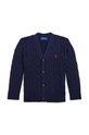 Dječji pamučni kardigan Polo Ralph Lauren ostalo mornarsko plava 322925717006