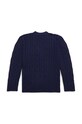 Dječji pamučni kardigan Polo Ralph Lauren 322925717006 mornarsko plava AW24