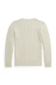 Детский хлопковый свитер Polo Ralph Lauren 323702674068 бежевый AW24
