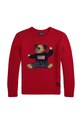 Παιδικό πουλόβερ από μείγμα μαλλιού Polo Ralph Lauren 323951155001 κόκκινο AW24