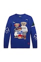 Polo Ralph Lauren sweter z domieszką wełny dziecięcy 323951422001 niebieski AW24